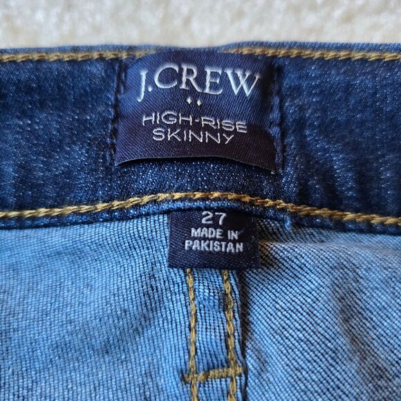 J Crew Factory Size 27 Button Fly High Rise Skinny - Picture 5 of 9